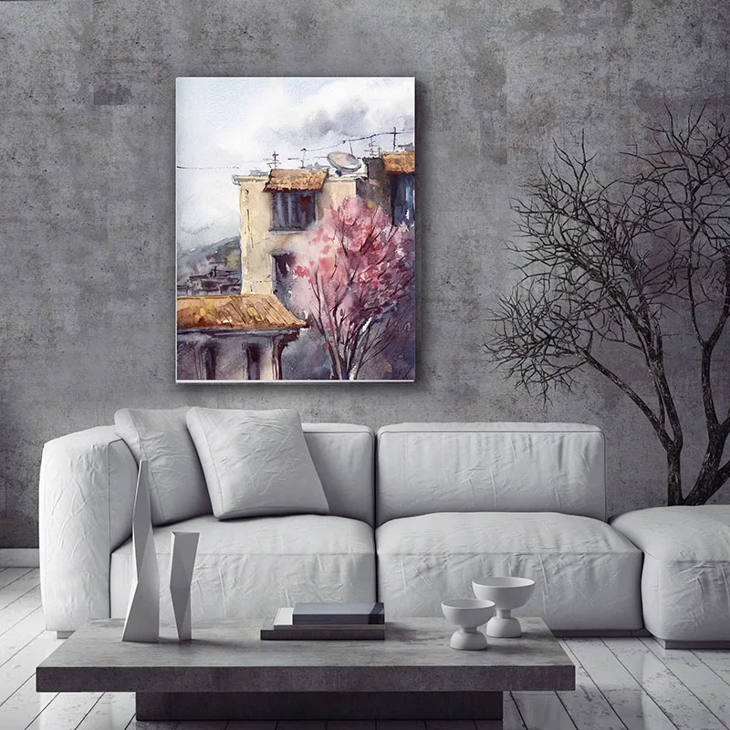 Nordic Poster Plants Leaf Art Print Wall Pictures for Living Room Canvas Painting Unframed Home Decor Paint | Дом и сад