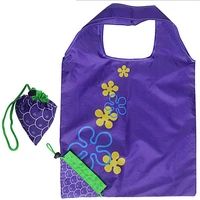 grape eco friendly folding shopping bag supermarket large storage reusable grocery totes pouch handbags foldable shopping bags