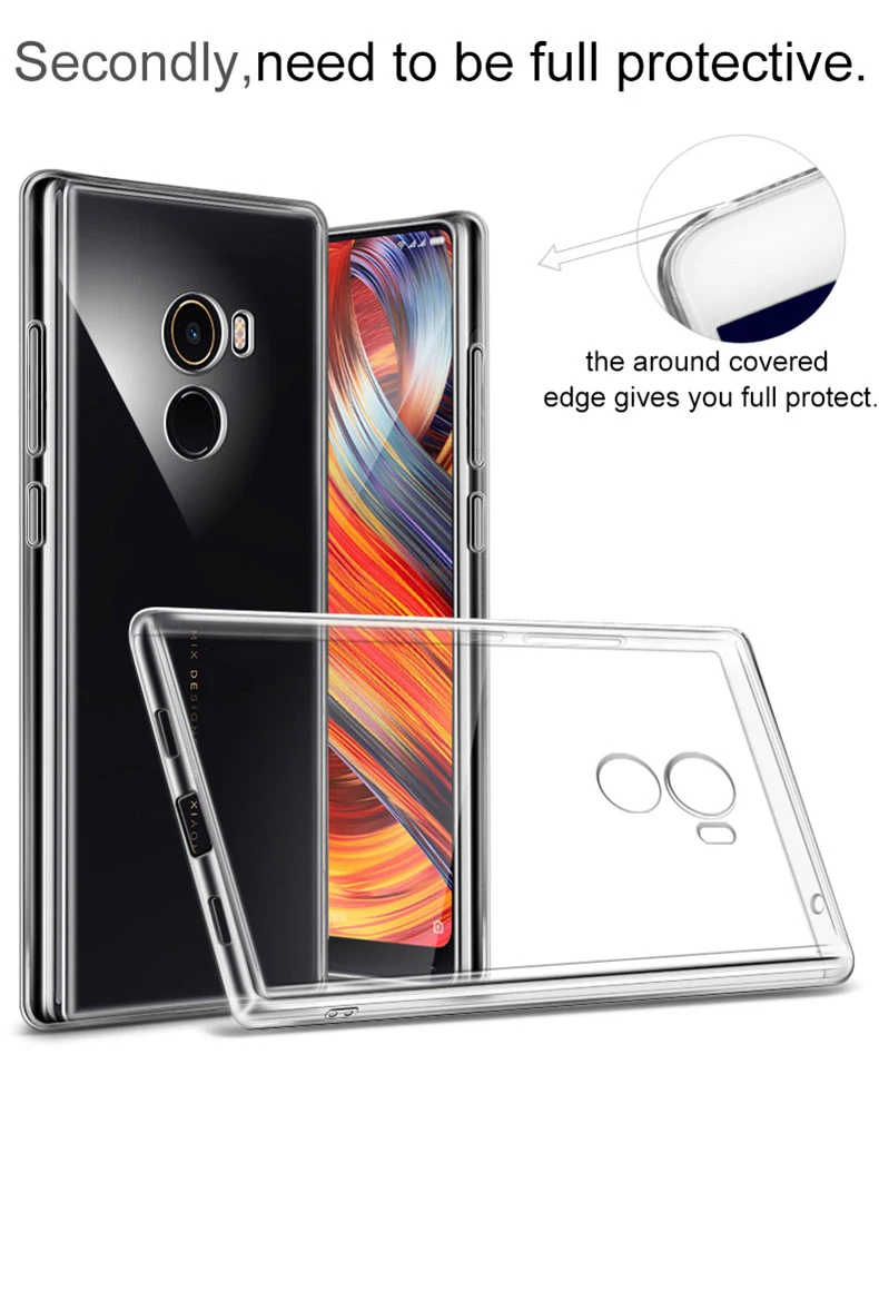 Ультратонкий Мягкий ТПУ чехол прозрачный телефон для Xiao mi 3 mi 4 mi 4C mi 4i mi 5 mi 5S 5X6 6X A1 Max mi x 2 Note 3 4 SE Pro Lite Play
