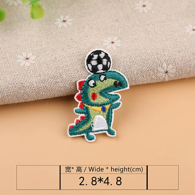 2BT-47226-2 1 шт. нашивки для вышивки в виде животных термопереводные железные нашивки для пришивания одежды DIY наклейки для одежды декоративные аппликации 47226 - Цвет: 2BT-47226-2