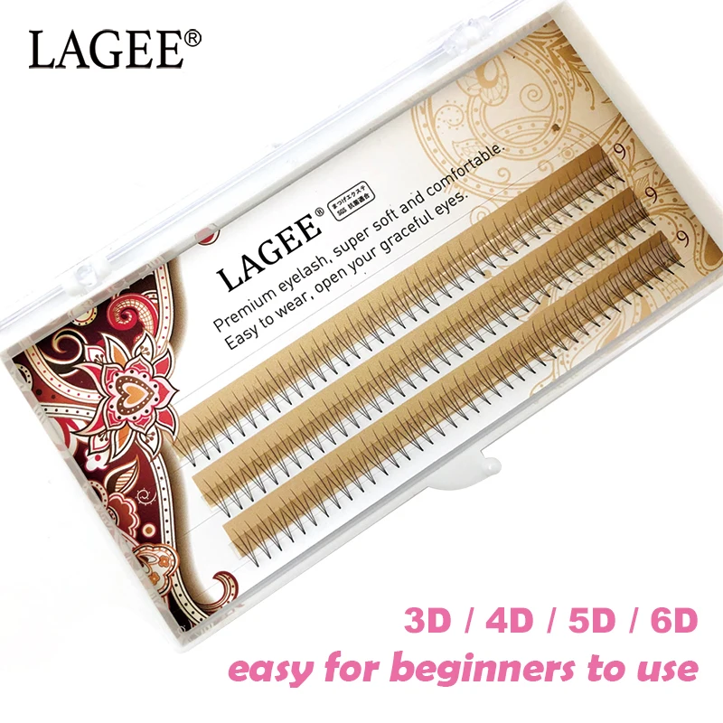 LAGEE 3D 4D 5D 6D предварительно сделанная русская объемная сушилка для ресниц расширение русский объем предварительно сделанные ресницы