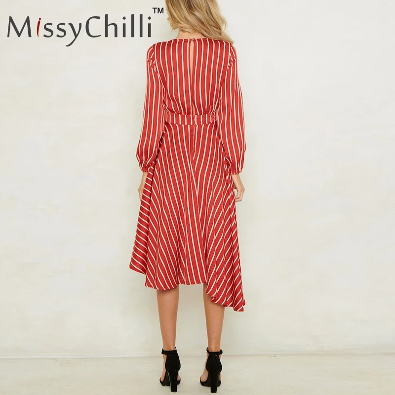 Женское платье пачка MissyChilli длинное вечернее средней длины в полоску с глубоким