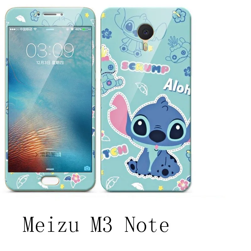 ALIVO для meizu m3 note силиконовый чехол. Цветное закаленное стекло + TPU мягкий чехол 5
