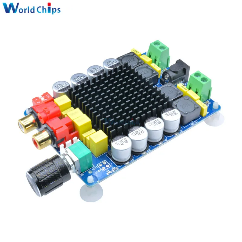 TDA7498 класс D 2X100 Вт двухканальный АУДИО стерео усилитель доска 2*100 Вт цифровой усилитель мощности плата модуль высокой мощности 15-34 в