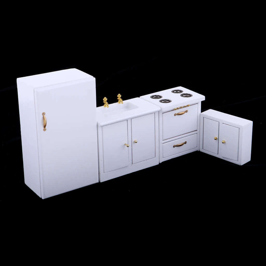 1/12 Миниатюрный Кукольный дом кухонная мебель набор верстаков для приготовления