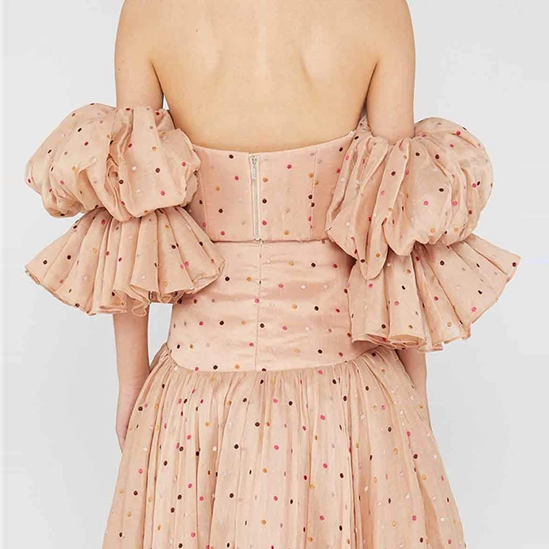 VGH Летняя Сексуальная короткая женская рубашка с открытыми плечами открытой