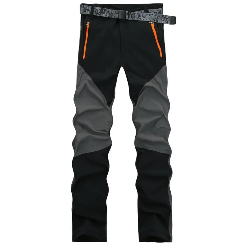 

Брюки мужские для походов и отдыха, быстросохнущие водонепроницаемые эластичные спортивные штаны для путешествий, рыбалки, Стрейчевые охо...