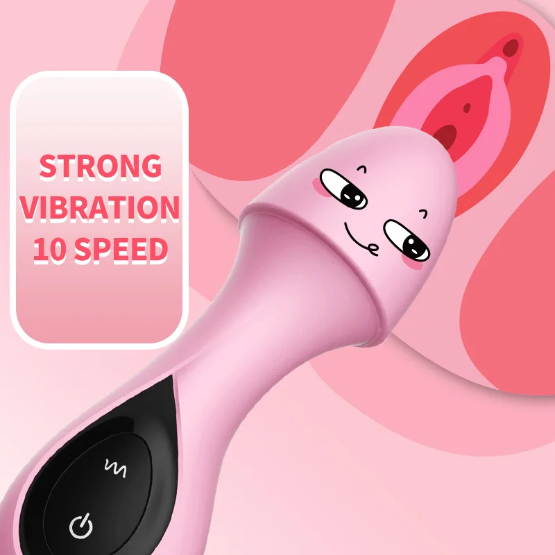 BODYPRO Cute Mushroom Vibrators 10-speed Frequency Super Vibration G SPOT Clitoris stimulator For Women Adult Sex toys | Красота и