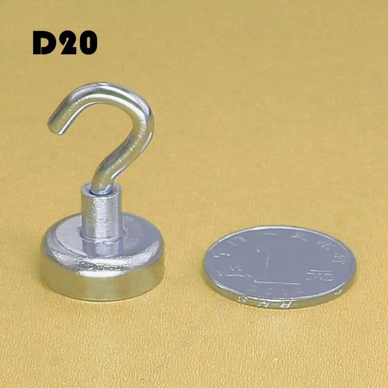 2 шт. D20 неодимовый магнит супер мощный поисковый Магнит сверхмощный на