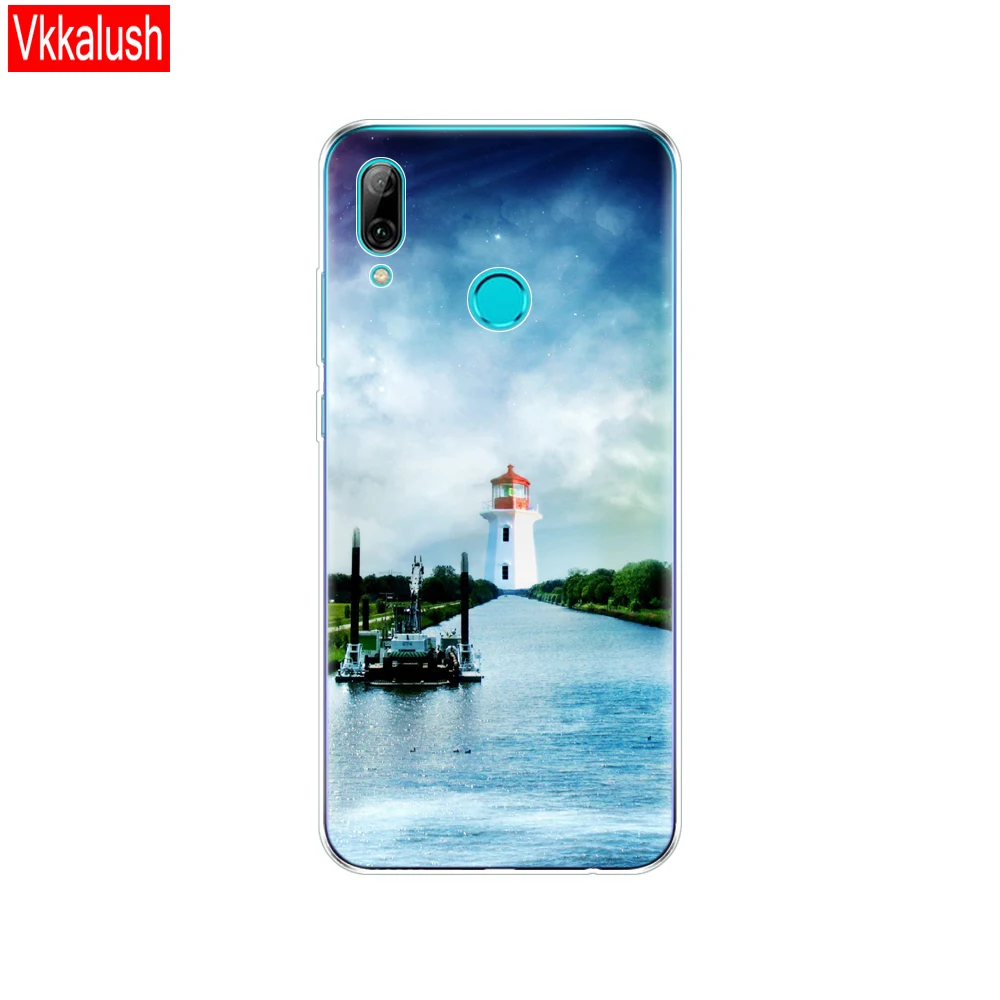 80030 Чехлы для Huawei P Smart, силиконовая Мягкая задняя крышка из ТПУ для Huawei P Smart Plus, чехол для Huawei P Smart Z, бампер - Цвет: 80030