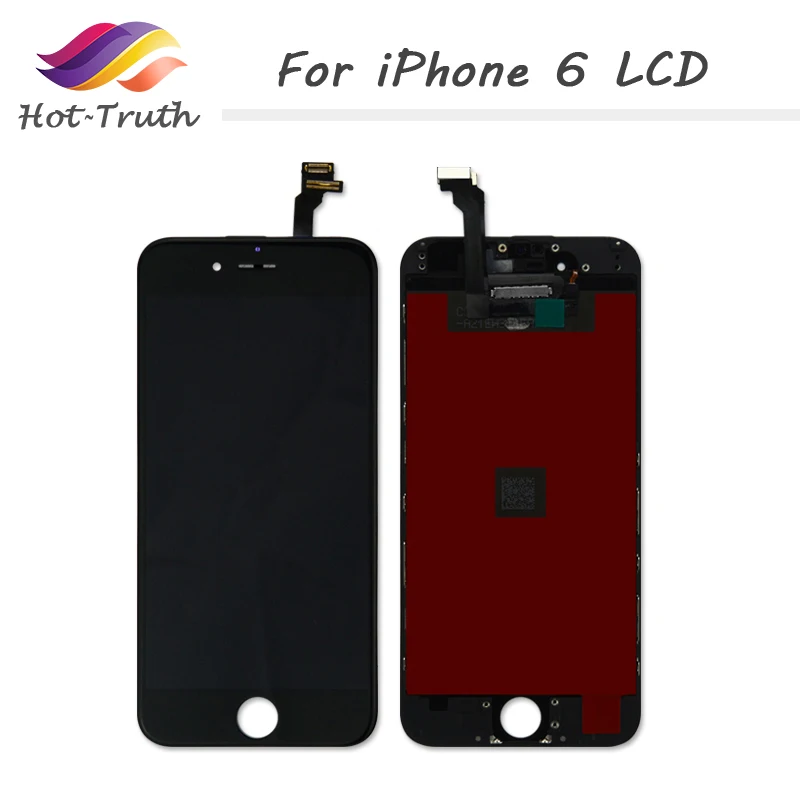 Горячая Распродажа 5 шт./лот черный и белый 4 7 дюймовый экран для iPhone 6 ЖК-дисплей