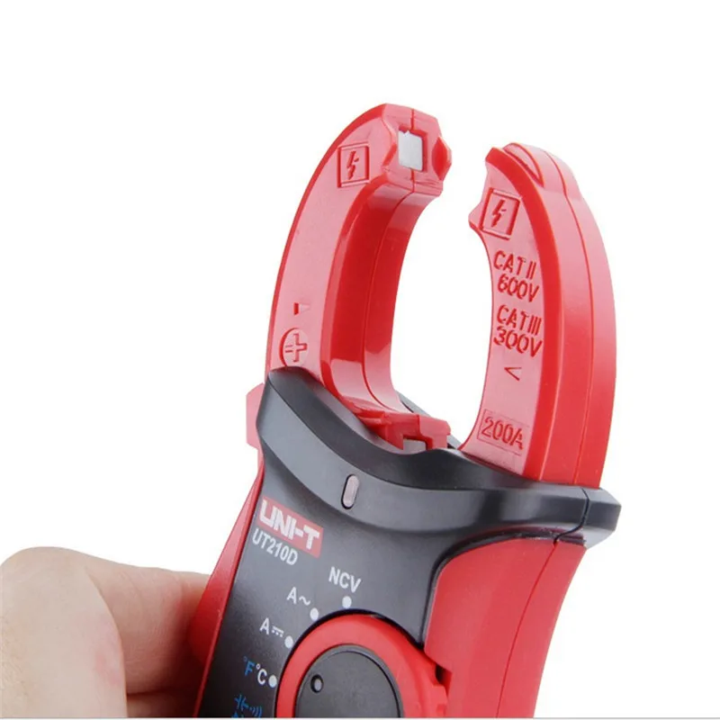 UNI-T UT210D Digital Clamp Meter Multimeter AC/DC Current Voltage Resistance Capacitance Temperature Measurement Auto Range | Инструменты
