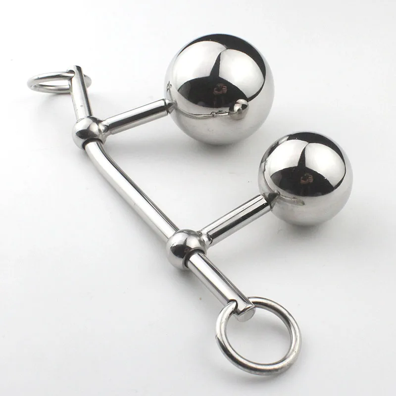 Женская Анальная Вагина BEEGER двойная шаровая пробка из стальной пояса целомудрия