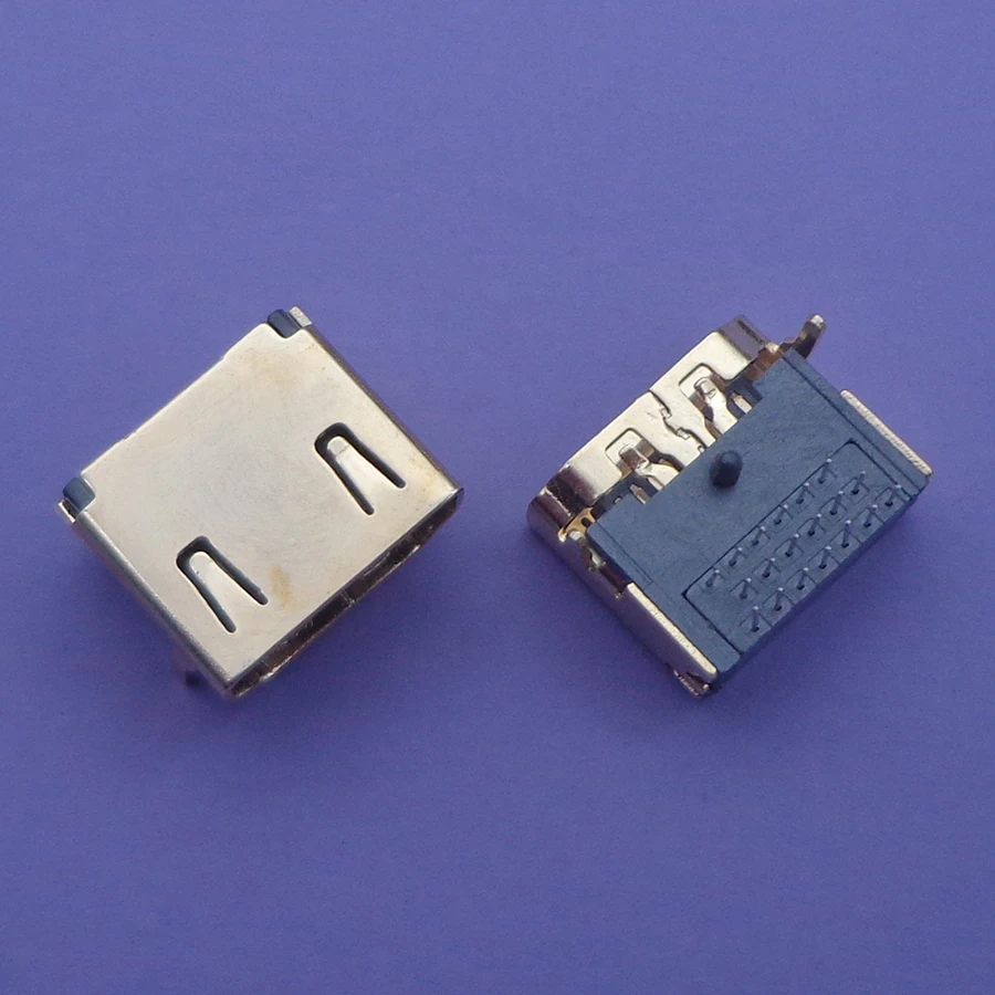 5 шт. 19 Pin вилкой/корейский женский интерфейс HDMI совместимых разъем 3 мя рядами