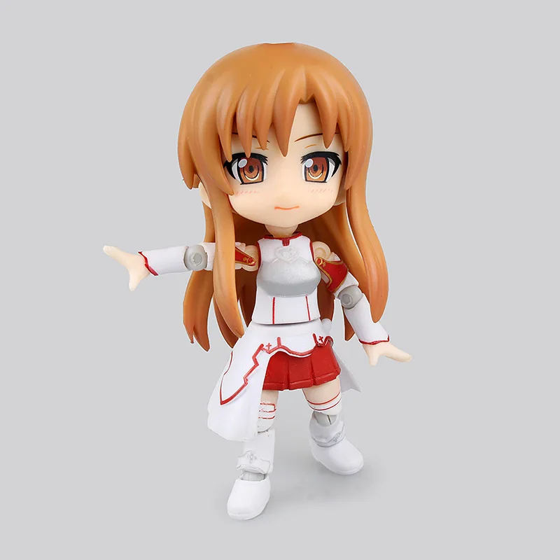 Экшн фигурка Mifen Craft Figma Sword Art Online Q version Asuna 12 см ПВХ сексуальная девушка SAO милые