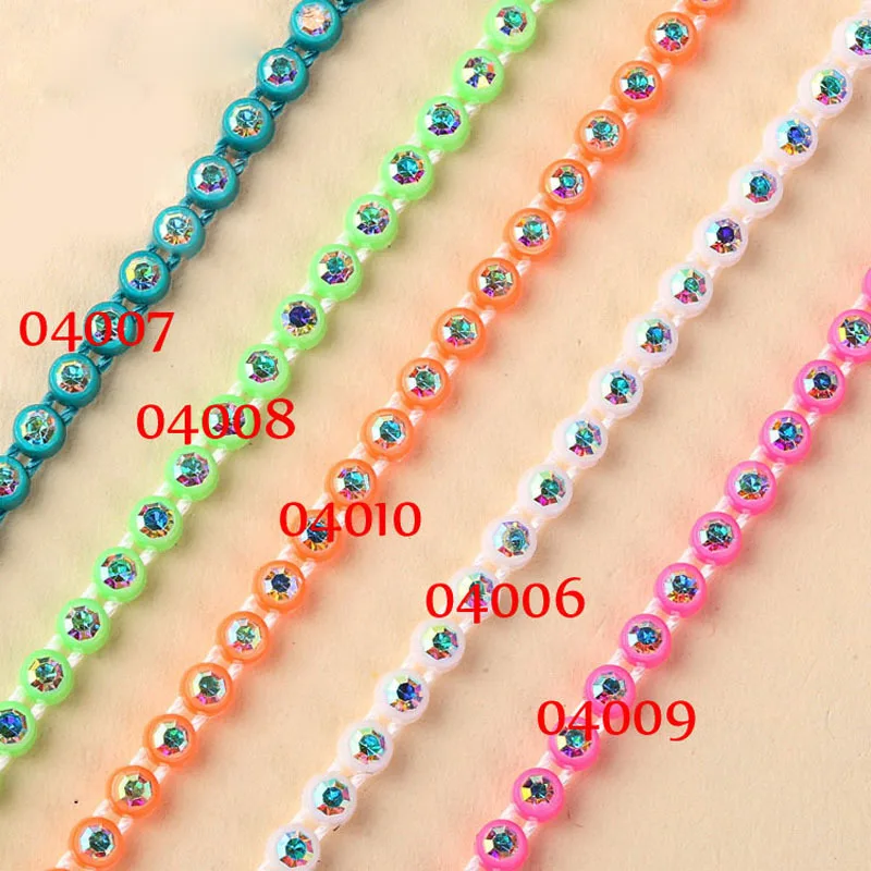 Taidian SS6 горный хрусталь окантовка для Powwow Beadwork 300 ярдов/партия каждый цвет 10 ярдов
