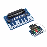 3 3v mini piano module for bcc microbit microbit touch keys to play music capacitive touch controller ttp229 with 4x rgb leds