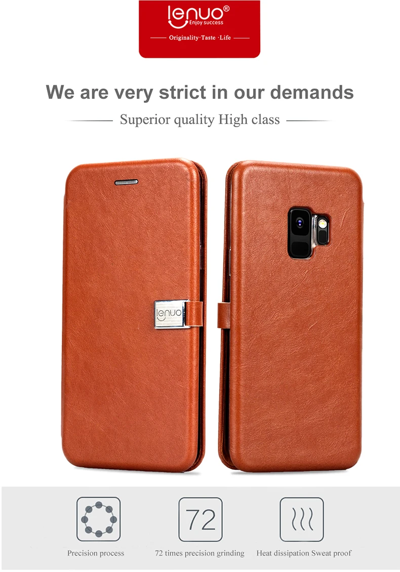 Для Samsung Galaxy S9 плюс Чехол оригинальный lenuo lebe флип чехол для телефона бампер|for samsung