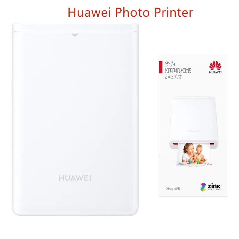 Фотопринтер Huawei 300 точек/дюйм портативный мини Карманный фотопринтер с