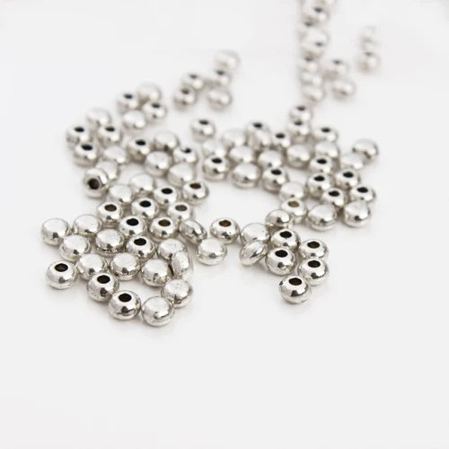 SAUVOO 200pcs/lot Antique Silver Color Bracelets Crimp End Caps Clasps Fit 2.5mm Round Leather Cord Diy Jewelry Making Findings | Украшения