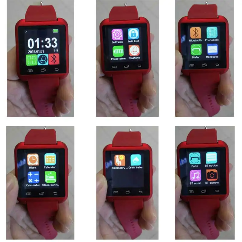 Новинка 2017 года smart watch U8 Для мужчин спортивные Bluetooth умные часы для IPhone смартфон