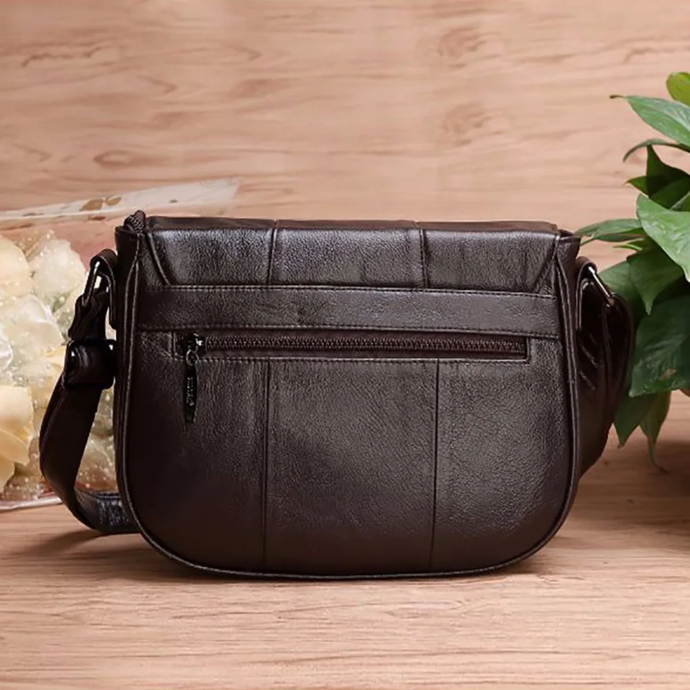 Сумка на плечо женская из натуральной кожи модный трендовый Повседневный