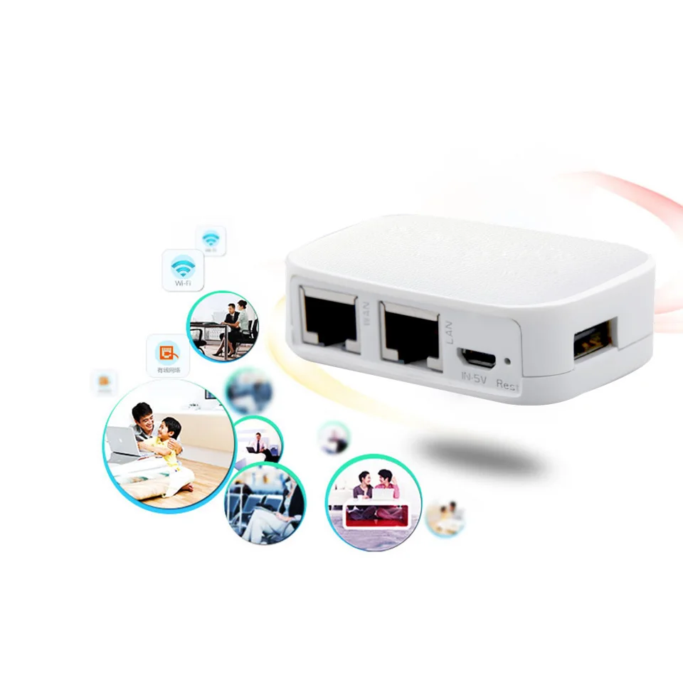 Wi fi маршрутизатор nexx WT3020H 300 М Портативный Мини Маршрутизатор 802.11 b/g/nwifi