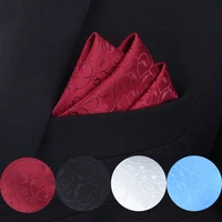 7 styles fashion mens pocket square western style floral handkerchief for suit pocket wedding square paisley hanky