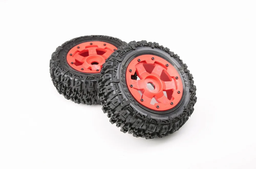 1/5 baja 5t Нейлоновые Колеса Knobby передние шины 2 ⑤ пара для HPI KM RV BAJA 5T 5SC 95071|wheel frame|tires