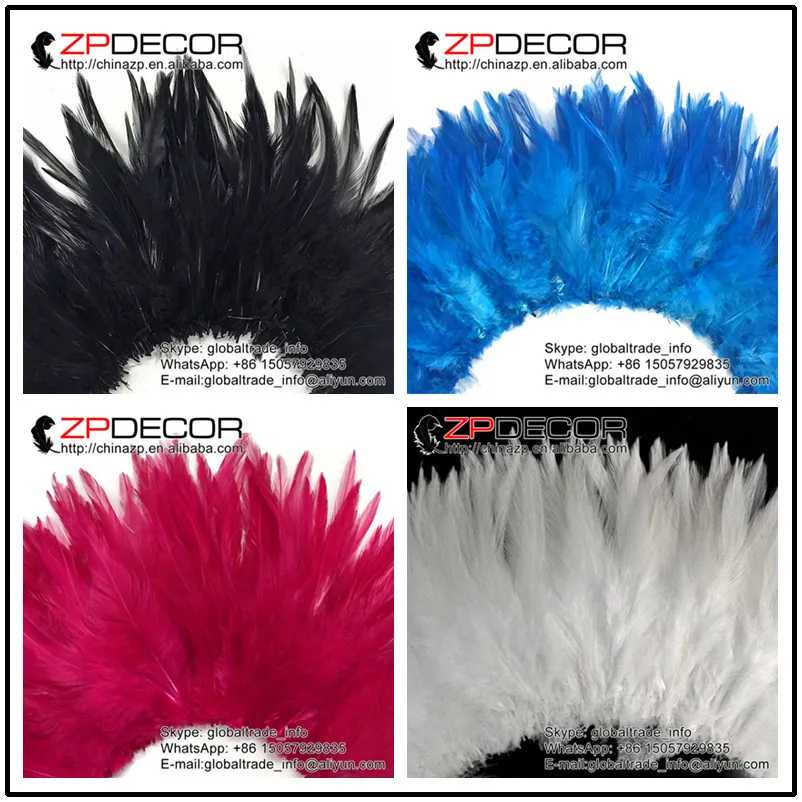 ZPDECOR 850 шт./лот 4 6in высокое качество многоцветное натянутое седло для петуха перья