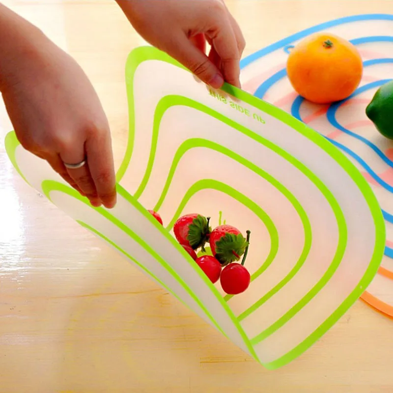 WIILII пластиковый скраб разделочная доска ультра-тонкая резка овощей фруктов