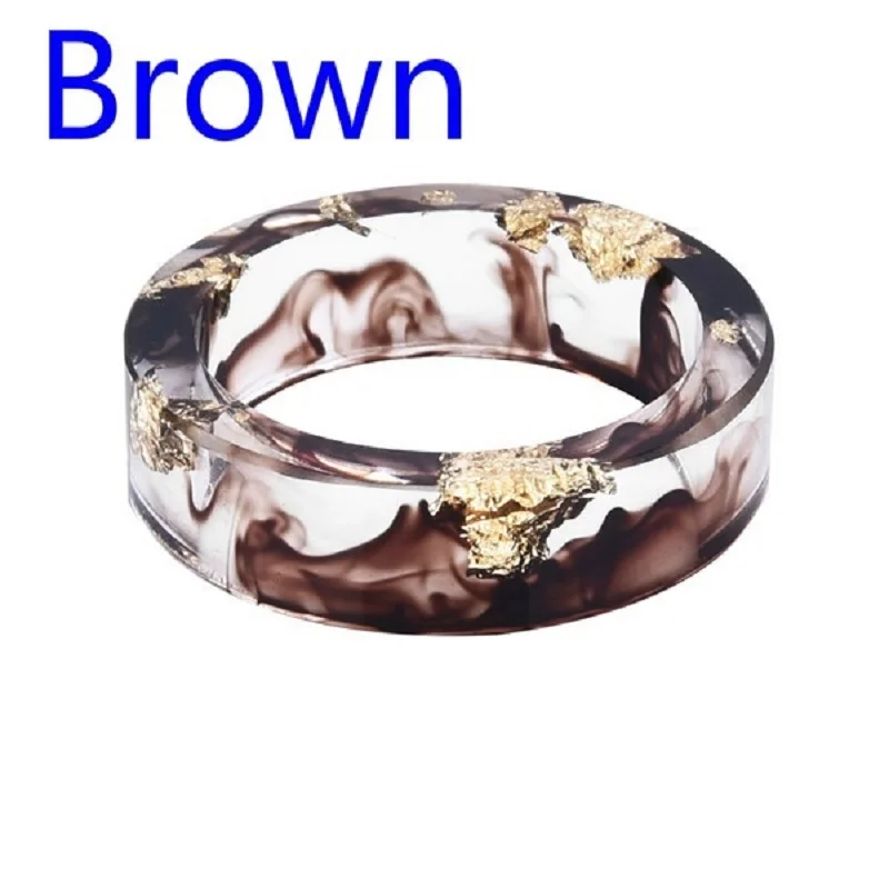 Горячая Распродажа высушенный цветок кольцо из смолы модное женское ручной