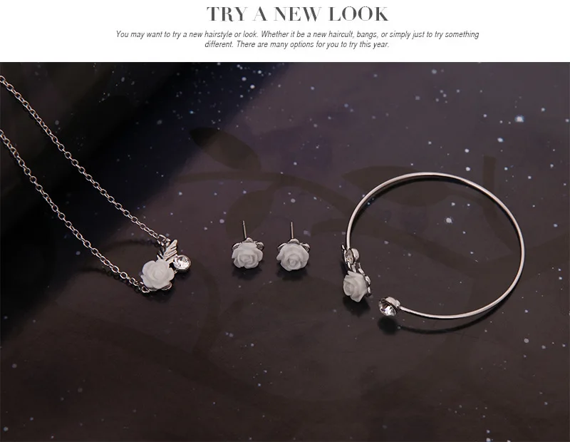 Комплекты из 3 предметов женские комплект ювелирных изделий европейских и