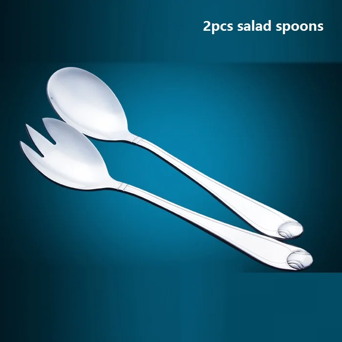 

Stainless steel tableware salad fork Spaghetti Pasta spoon Salad spoon Fruit fork Western vegetable fork