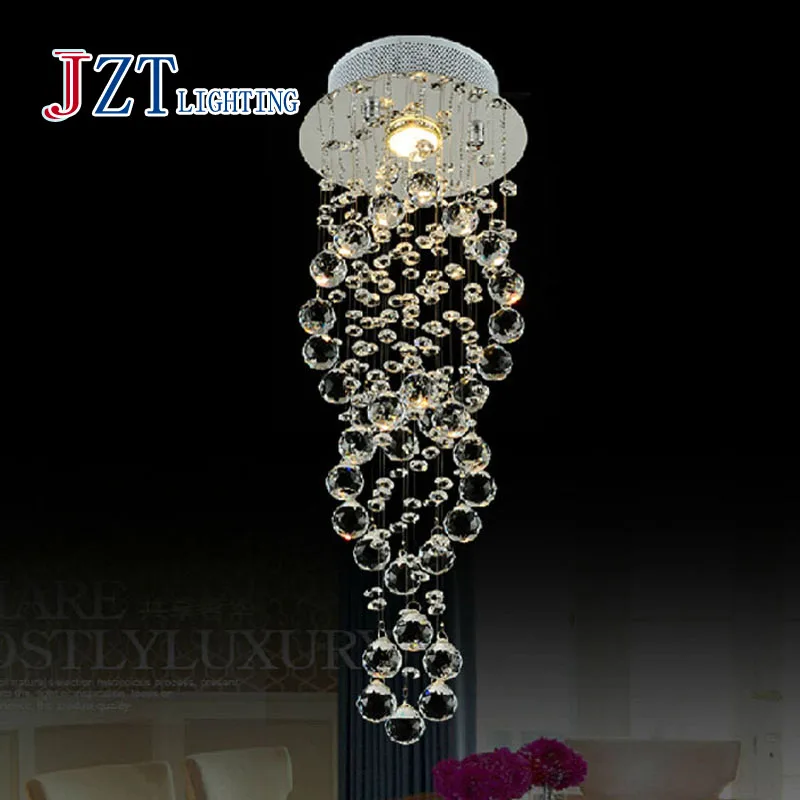 Лучшая цена Современная креативная светодиодная хрустальная лампа ZYY K9