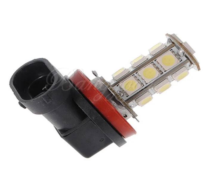 White H11 H8 18 LED 5050 SMD Car Auto Day Driving Fog Lights Headlighit Lamp Bulb DC12V One Piece Best Price | Автомобили и