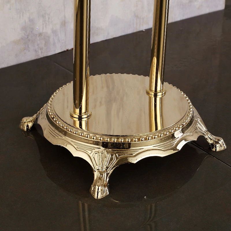 Смеситель для душа латунный роскошный кран с подставкой ванны пола из золотой