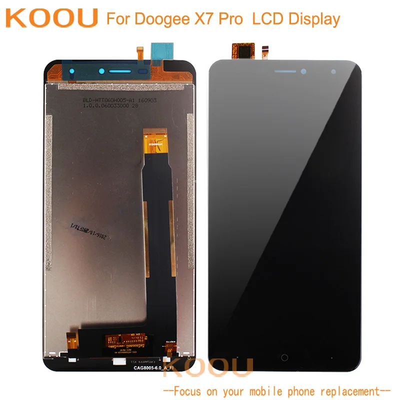 ЖК дисплей для мобильного телефона Doogee X7 Pro кодирующий преобразователь