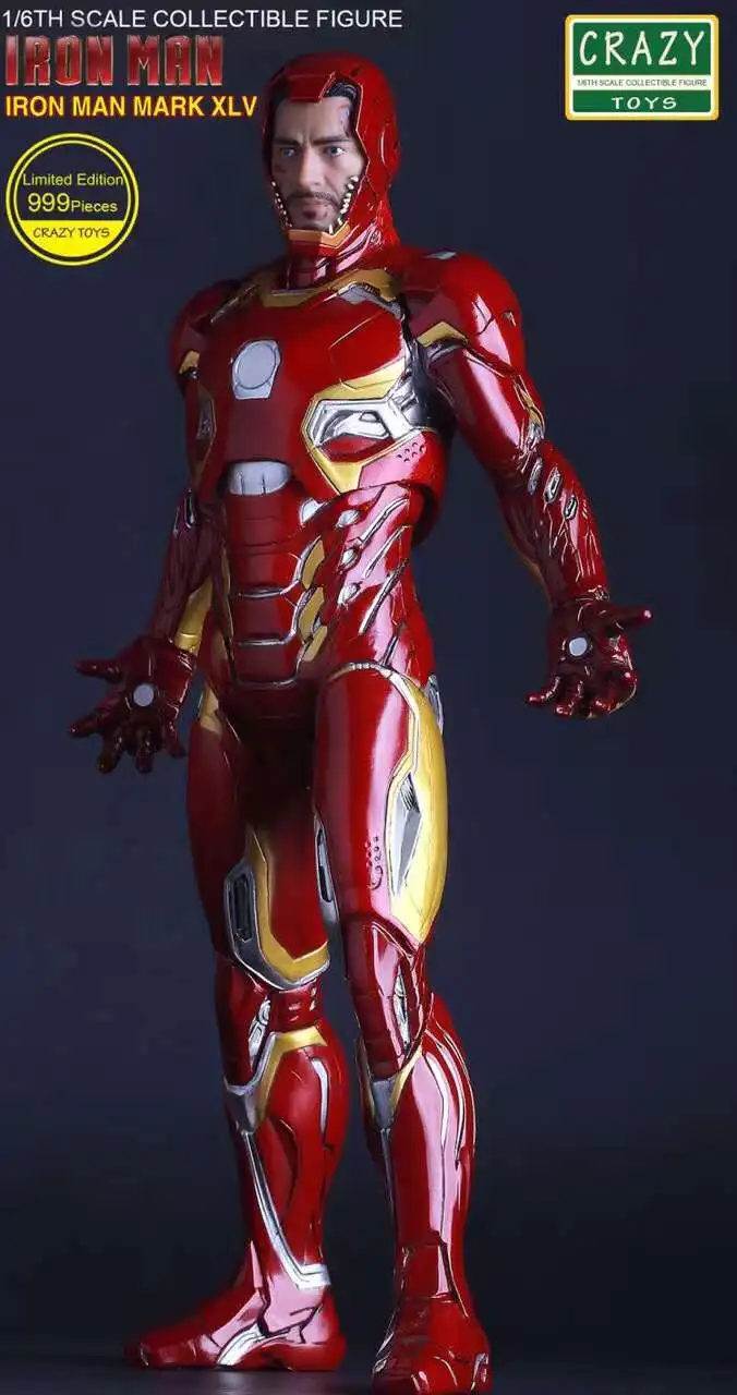 1:6 Сумасшедшие игрушки Железный человек Tony 12 &quotограниченное издание Мстители
