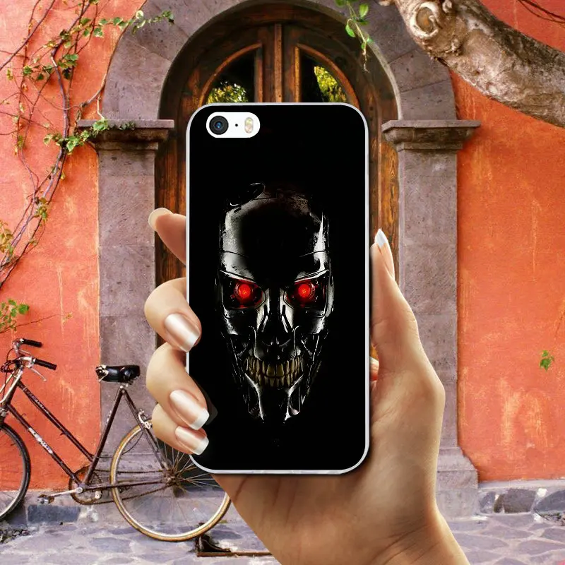 The Terminator Soft TPU Silicone Mobile Phone Cases Bags for iPhone X XR XS Max 10 7 6 6s 8 Plus 4 4S 5 5S SE 5C Coque Shell | Мобильные