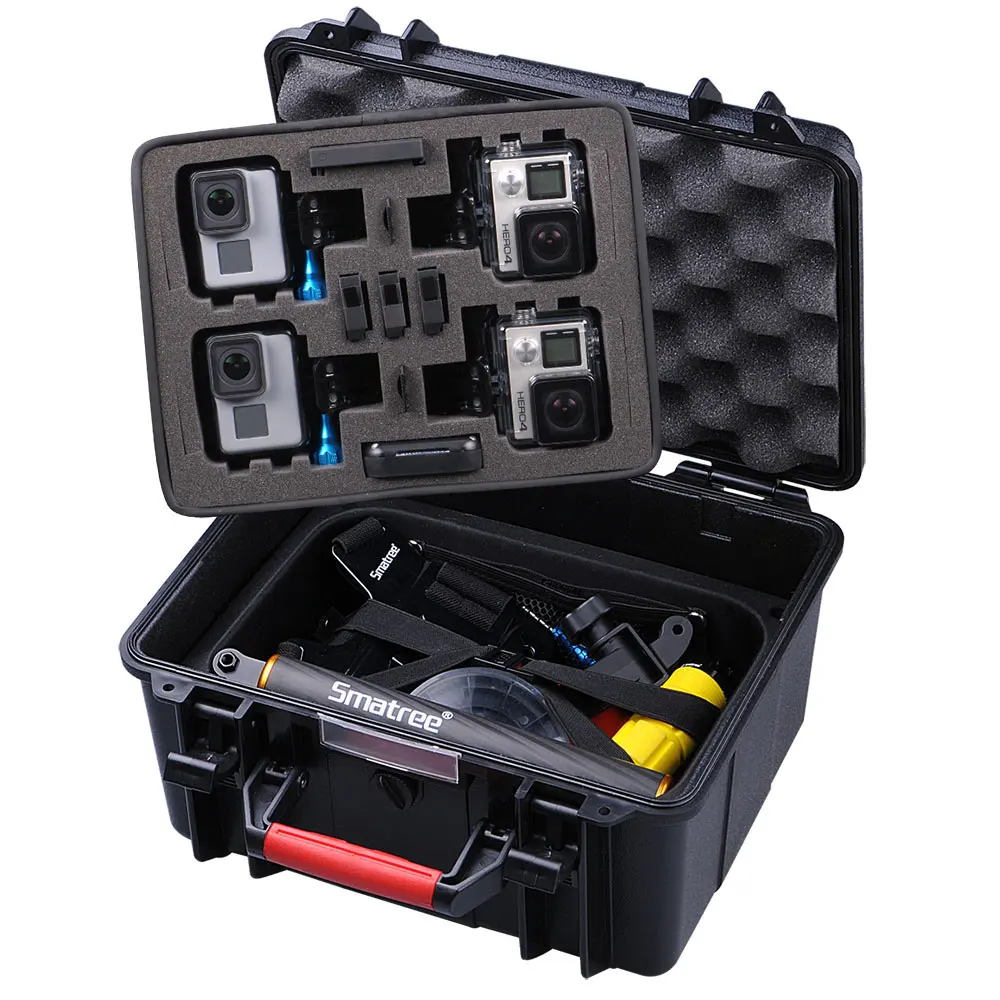 Smatree GA700-2 abs-пластик Floaty/воды-защита от Жесткий Чехол для экшн-камеры Gopro Hero 7/6/5/4/3+/3/GoPro Hero, для DJI OSMO действий