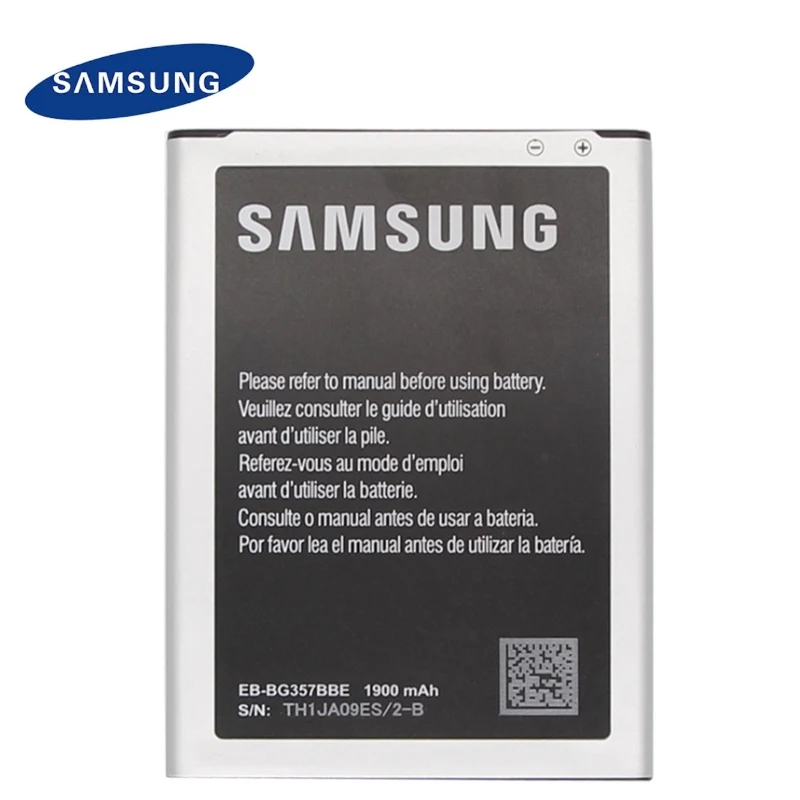 100% оригинальная батарея Samsung Φ для Ace 4 GALAXY Style LTE EB BG357BBE G357 сменная 1900 мАч