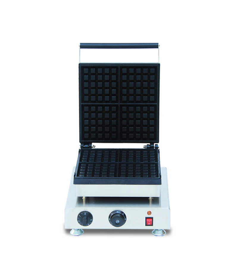 

Hot sale Commercial 110v 220v Electric Non-stick thick Liege Belgian waffle maker machine for high quality