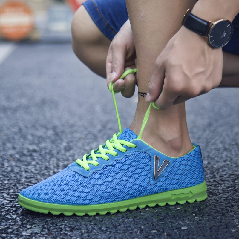 Дышащая обувь мужская повседневная мода 2018 Весна человек на платформе удобная |