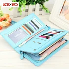 KEFO кошелек Чехол универсальный чехол для Oppo R7 R7S R9 R9S R11 R11S R15 A33 A39 A57 A59 роскошный длинный кошелек на молнии для женщин