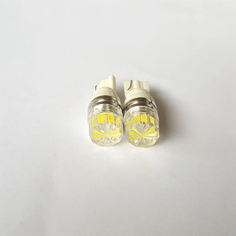 10 шт./лот Автомобильные светодиодные лампы T10 W5W 1 5 W 1LED 194 168 Высокая мощность