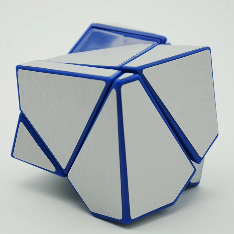 Fangshi Lim 2x2 Ghost Guimo Cube синяя основа с серебряной наклейкой скоростной Куб Головоломка Развивающие игрушки Gh-ost-Cube
