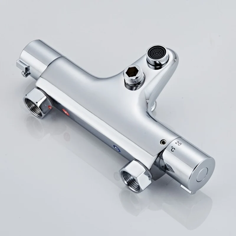 Термостатический смеситель для ванной и душа хромированный душа|Смесители душа|