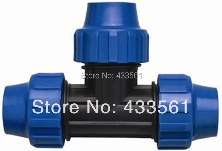 Тройник фитинги соединитель для санитарной трубы/орошения/шланг сада