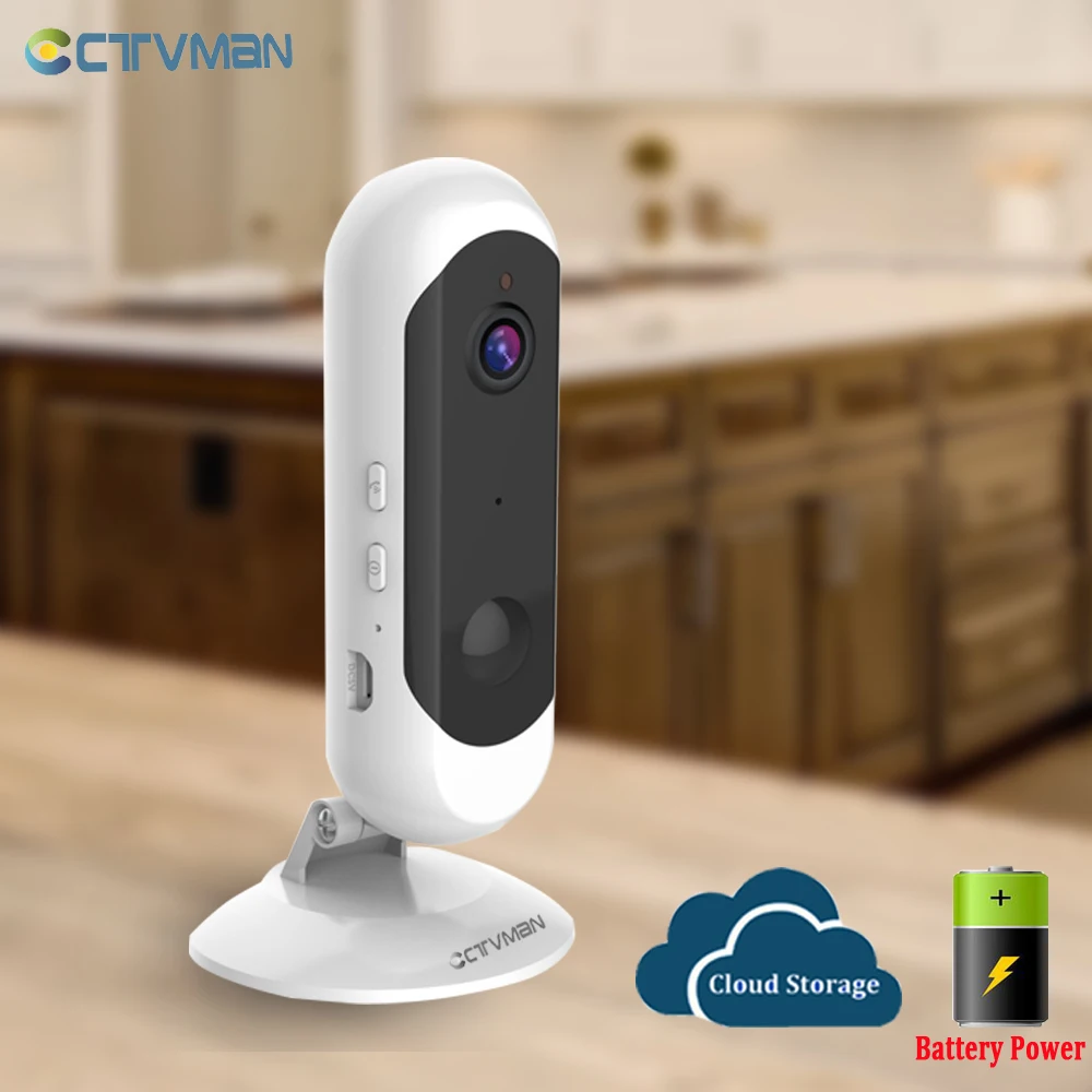 CTVMAN 1080 P/720 P WIFI батарея камера домашняя беспроводная ip 2MP питание от аккумулятора